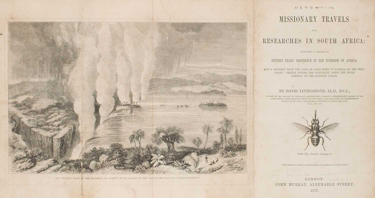 Lot 23 - Livingstone (David). Missionary Travels and Researches in South Africa, 1st edition, 1857