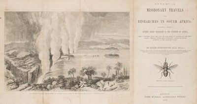 Lot 23 - Livingstone (David). Missionary Travels and Researches in South Africa, 1st edition, 1857