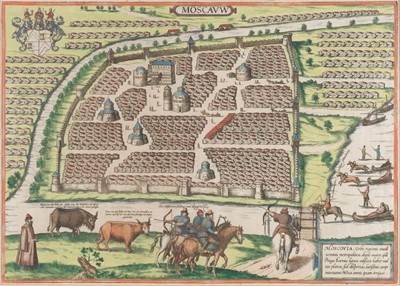Lot 464 - Moscow. Braun (Georg & Frans Hogenberg), Moscauw, circa 1575