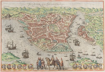 Lot 455 - Istanbul. Braun (Georg & Frans Hogenberg), Byzantium nunc Constantinopolis, circa 1580
