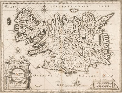 Lot 451 - Iceland. Blaeu (Willem Janszoon), Tabula Islandiae..., circa 1630