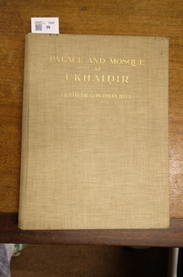 Lot 39 - Bell (Gertrude Lowthian). Palace and Mosque at Ukhaidir..., 1914