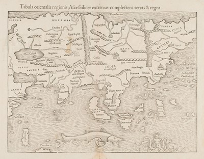 Lot 415 - Asia. Munster (Sebastian), Tabula orientalis regionis..., circa 1550
