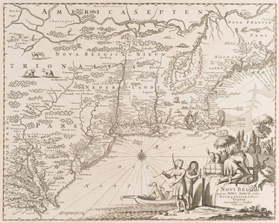Lot 466 - North America. Montanus (A.), Novi Belgii quod nunc Novi Jorck..., [1671]