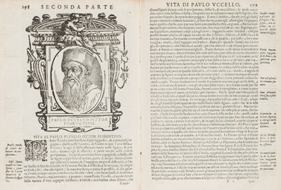 Lot 233 - Vasari (Giorgio). Delle Vite de piu Eccellenti Pittori, 3 volumes, 1681-1663