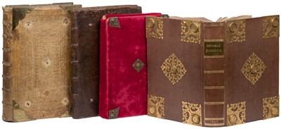 Lot 309 - Bindings. Missale Romanum, Graduale Cisterciense, & Antiphonarium Diurnum, 1846/1696/1689/1703