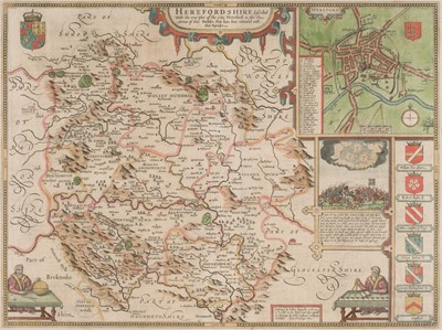Lot 420 - British county maps. A collection of 90 maps, 17th - 19th century
