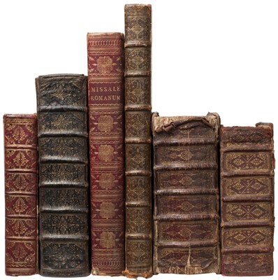 Lot 255 - Bindings. The Holy Bible, London, 1706, & 5 other decorative bindings