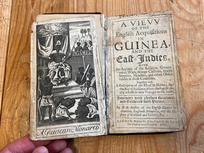Lot 10 - Crouch (Nathaniel). A View of the English Acquisitions in Guinea and the East-Indies, 1686