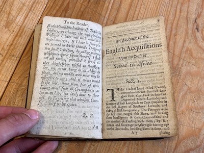 Lot 10 - Crouch (Nathaniel). A View of the English Acquisitions in Guinea and the East-Indies, 1686