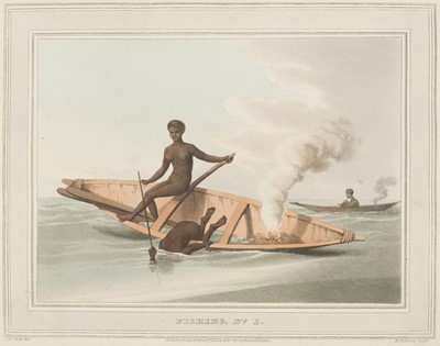 Lot 8 - Clark, John Heaviside. Field Sports, &c. &c. of the Native Inhabitants of New South Wales, 1813