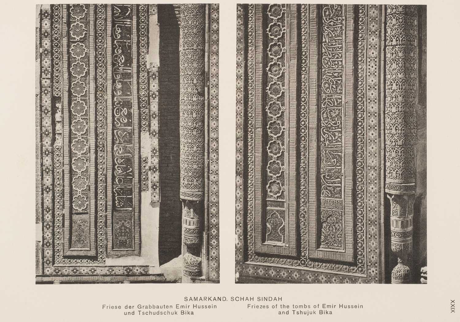 Lot 42 - Cohn-Wiener (Ernst). Turan. Islamische Baukunst in Mittelasien, Berlin, 1930, & others