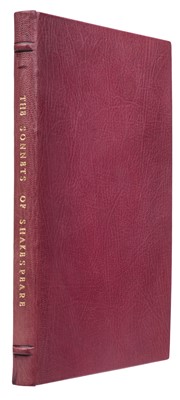 Lot 647 - Shakespeare (William). The Sonnets of William Shakespeare, Riccardi Press, 1913
