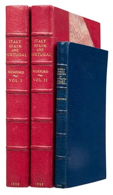 Lot 4 - Beckford (William). Italy; With Sketches of Spain and Portugal, 2 volumes, 3rd edition, 1835