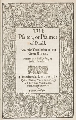 Lot 202 - Booke of Common Prayer, London, 1631 & The Holy Bible, London, 1676
