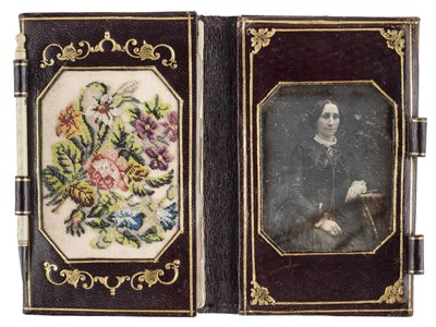 Lot 331 - Sixth-plate daguerreotype portrait of a woman