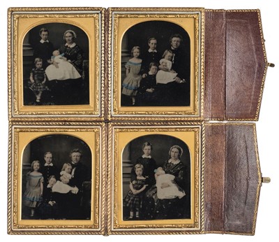 Lot 297 - Four sixth-plate ambrotypes by an unknown photographer