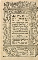 Lot 286 - Juvencus, Gaius Vettius Aulinus & Sedulius Scottus
