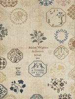 Lot 444 - A medallion sampler by Mabel Wigham, Ackworth School, 1808
