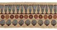 Lot 417 - Embroidered hanging.