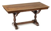 Lot 458 - Library Table.