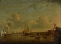 Lot 10 - Attributed to John Cleveley (c.1712-1777).