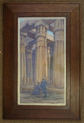 Lot 28 - Johnson, Bessie, active 1885-1933. Temple at Luxor, Egypt