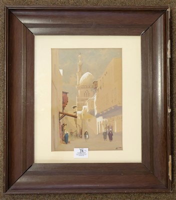 Lot 28 - Johnson, Bessie, active 1885-1933. Temple at Luxor, Egypt