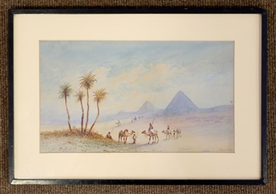 Lot 28 - Johnson, Bessie, active 1885-1933. Temple at Luxor, Egypt